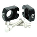 Black aluminum chain tensioner blocks with bolts for electric dirt bike