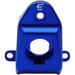 Blue anodized CNC motorcycle mount bracket USB Cover with emoto-parts ogo and mounting tabs