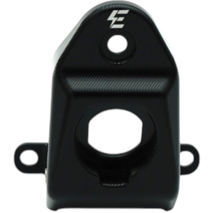 Black anodized motorcycle ignition switch housing USB Cover with mounting holes