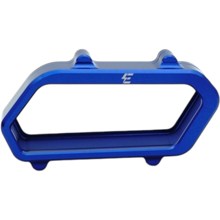 Blue anodized display trim ring for Surron electric bike dashboard