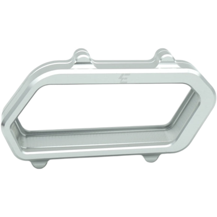 White aluminum digital display guard frame for electric dirt bike gauge