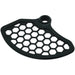 Black honeycomb motor guard plate for electric scooter wheel protection