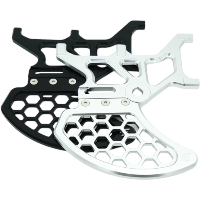 Aluminum motorcycle brake disc guard protector