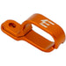Orange anodized cable clamp bracket for electric bike accessories