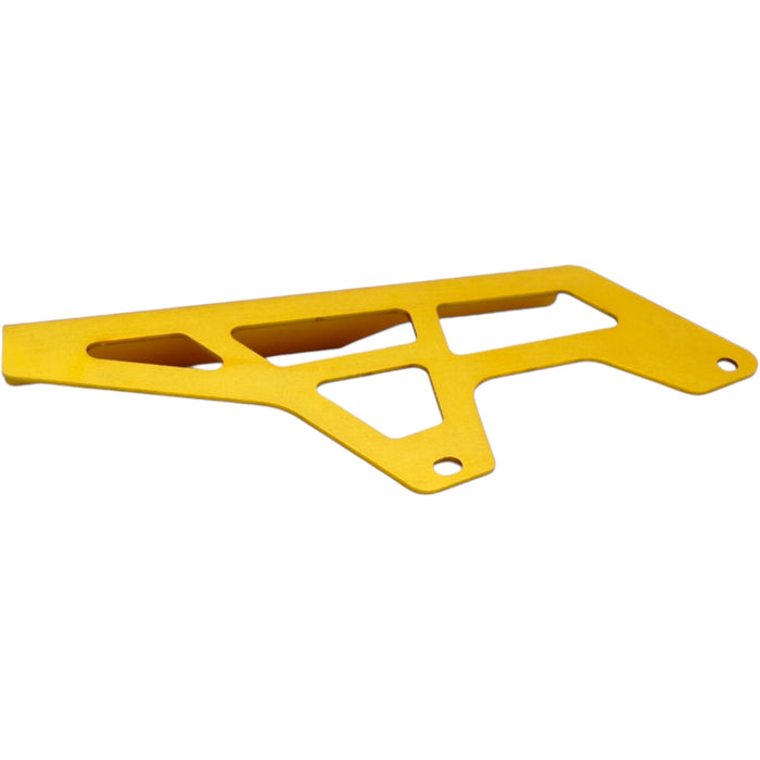 Gold anodized CNC chain guard bracket for motorcycle or dirt bike