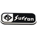 Surron black and white rubber logo badge for e-bike or motorcycle