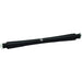 Black adjustable Surron swingarm axle rod with silver end caps, OEM style
