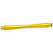 Gold anodized scooter axle pin with end caps, lightweight aluminum