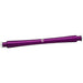 Purple anodized axle thru rod for BMX and freestyle bikes, lightweight CNC aluminum
