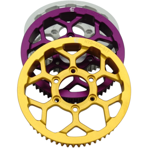 gold/lila Surron Ultrabee Riemenscheibe