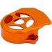 Orange anodized aluminum motor cover guard for electric scooter