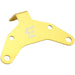Gold anodized mounting bracket with three holes for e-bike accessories