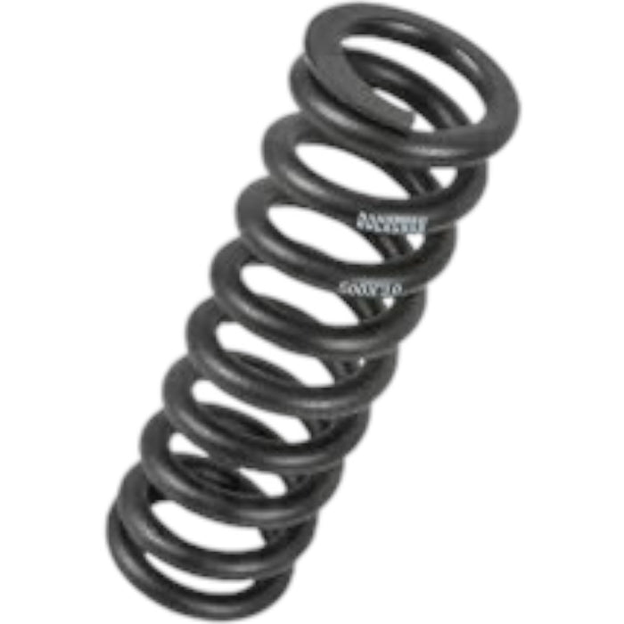 Black motorcycle suspension coil spring for shock absorber replacement
