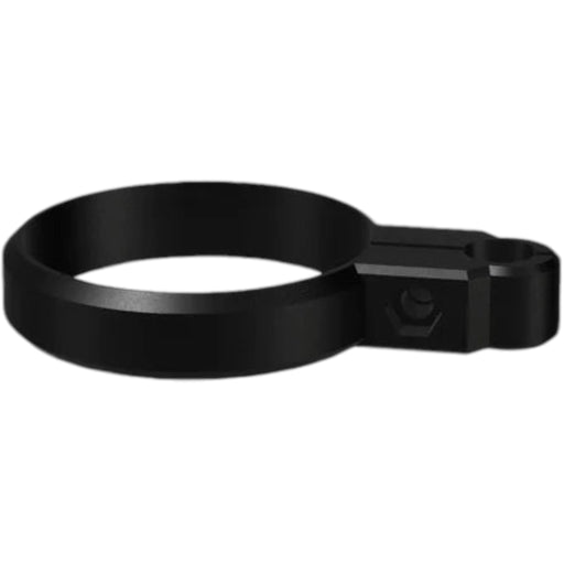 Black aluminum clamp mount for scooter accessory or cable, 36mm ring