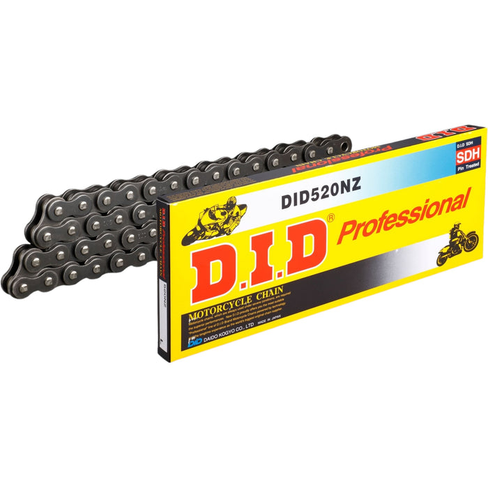 D.I.D 520NZ motorcycle drive chain kit with yellow box, high-strength chain