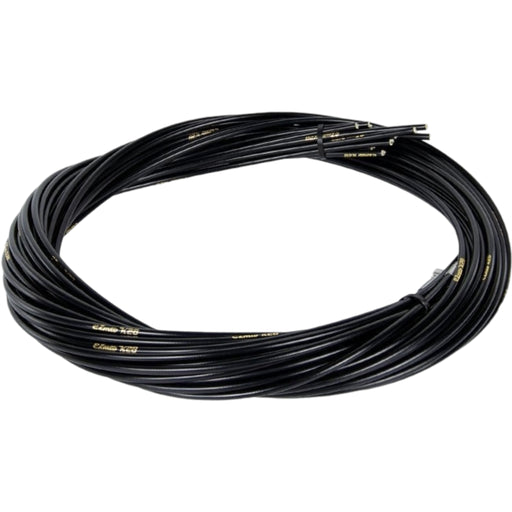 Black brake and throttle cable housing coil for electric scooters