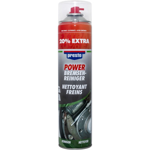 Brake cleaner spray can 20% extra — Presto Power brake cleaner, 500ml