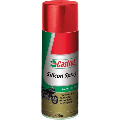 Castrol 400ml silicone spray for motorcycle and scooter plastic protection