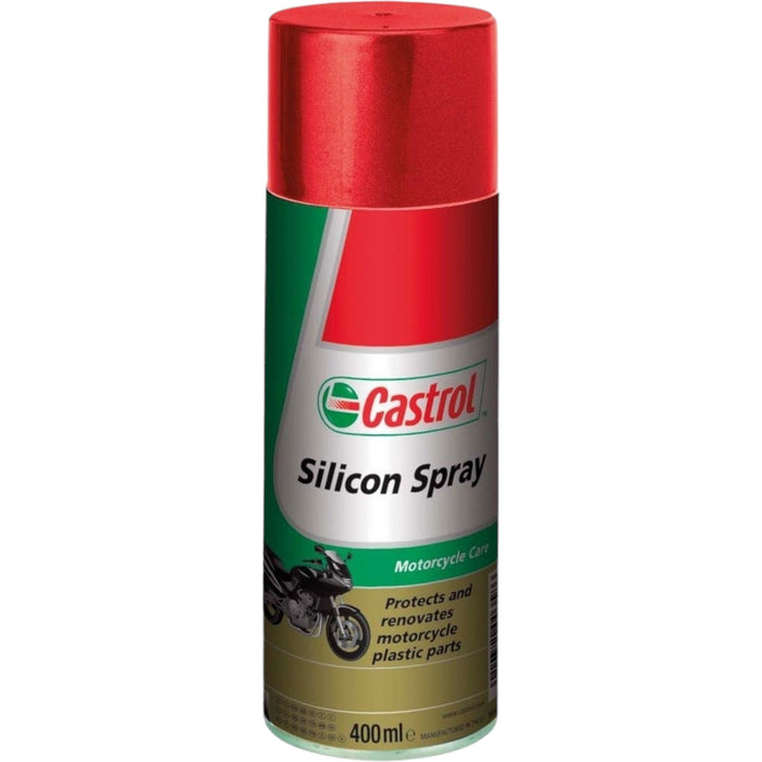 Castrol 400ml silicone spray for motorcycle and scooter plastic protection