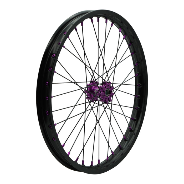 Emoto-Parts 19 / 16 Zoll Offroad Radsatz Schwarz / Lila