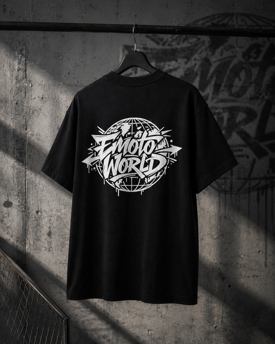 EMOTO WORLD Worldwide Graffiti Backprint T-Shirt