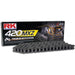 RK 420MXZ heavy-duty motocross chain for scooters and dirt bikes