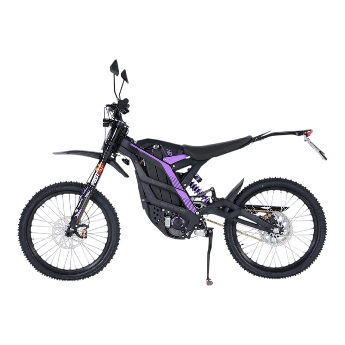 Seitliche Ansicht 79 Bike Falcon Pro L1E mit Spiegeln, Blinkern und Kennzeichenhalter