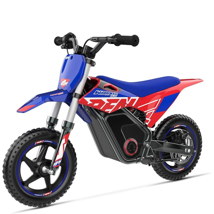 Elektrisches Kinder-Offroad-Motorrad mit robustem Rahmen und Geländereifen für junge E-Moto-Fahrer