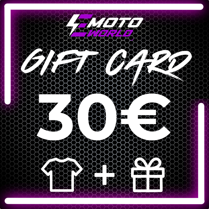 EmotoParts gift voucher + T-shirt