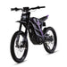 Falcon Pro L1e electric dirt bike front view, off-road e-bike purple-black