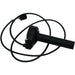 Black twist throttle grip with integrated switch and long cable for e-bike