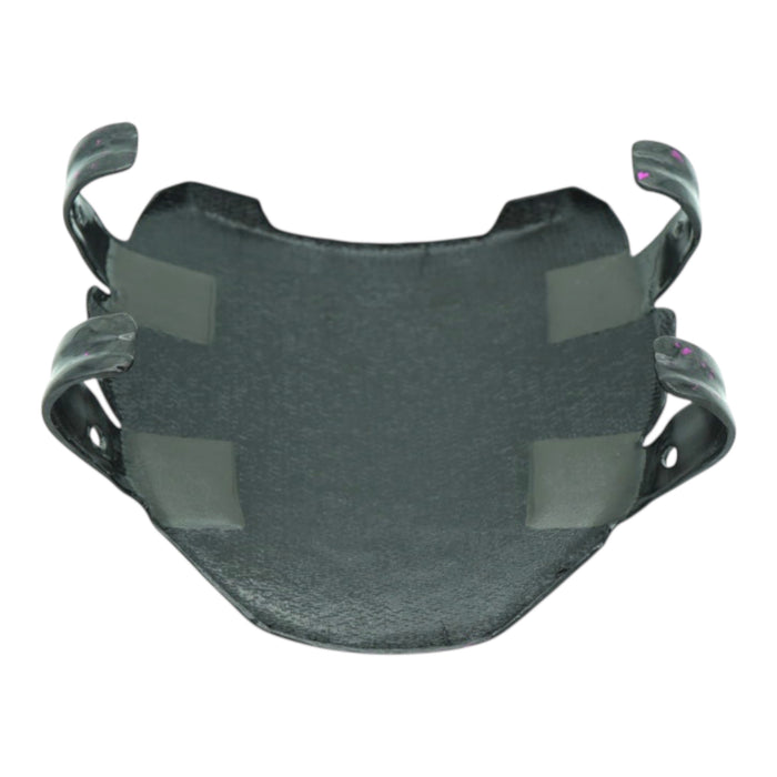 Universal motorcycle helmet visor quick-release base plate, black