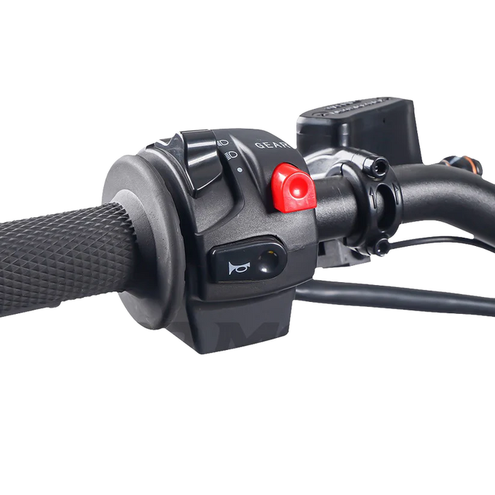 Bedienelemente und Gasgriff der Altis Sigma 98V