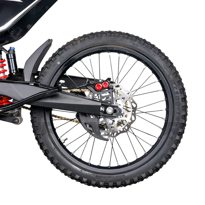 Hydraulische Hinterradbremse mit großer Scheibe