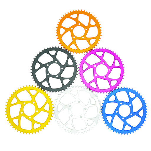 E-Ride Pro 3.0 SR Upgrade Kettenblatt 428 50T in verschiedenen Farben schwarz silber lila blau gold orange