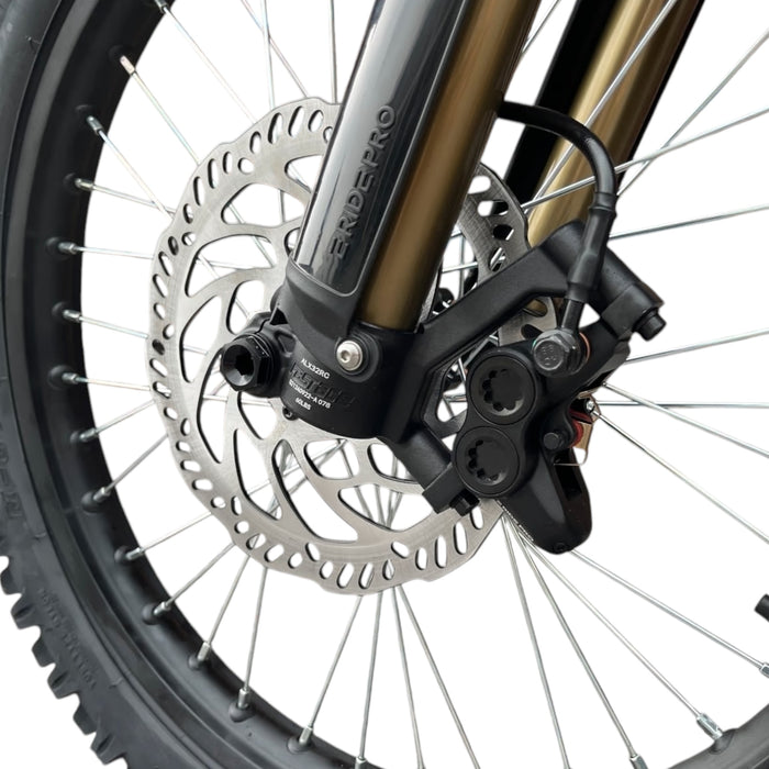 Front-Bremsaufnahme der SR L1E – Federgabel mit Scheibenbremsaufnahme
