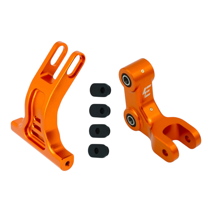 CNC Tuningkit orange fuer E Ride Pro SS – Triangel und Umlenkung
