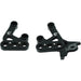 Schwarze CNC-Fußrastenhalterung aus 6061 Aluminium für Surron, E-Ride & 79Bike
