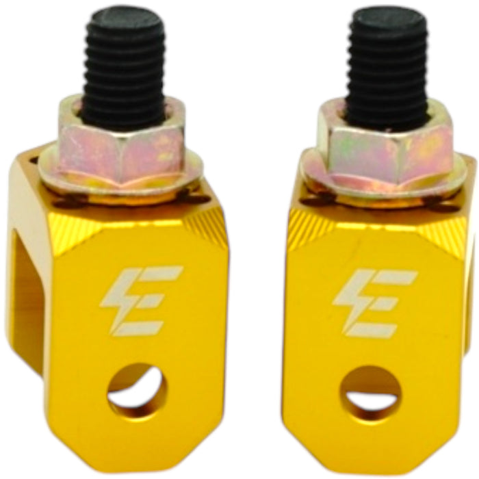 Goldene Fußrastenhalter V2 für Surron Lightbee & Segway X260
