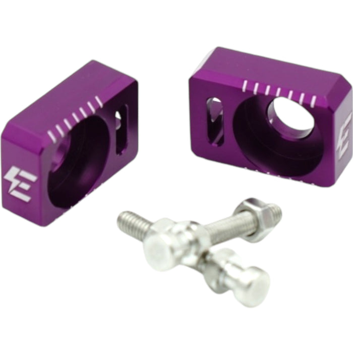 Lila eloxierte CNC-Kettenspanner – passend für E-Ride Pro SS
