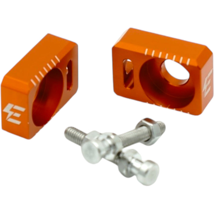 Orange eloxierte CNC-Kettenspanner für E-Ride Pro SS
