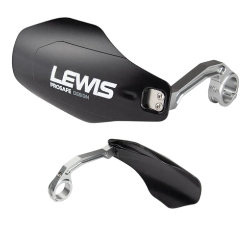 Lewis Prosave Handguards Set in Silber mit Montageklemmen