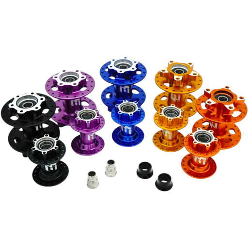 Bunte CNC Naben aus 7075 Alu für Surron, E-Ride Pro, Talaria & 79 Bike, 36 Loch