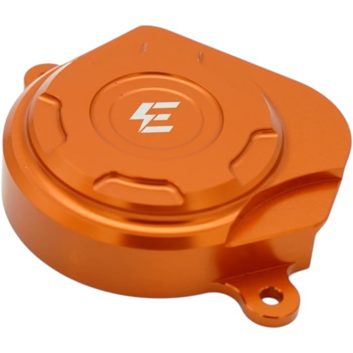 Orange eloxierter Riemenschutz für E-Ride Pro Bikes – CNC-gefräst & geschlossen
