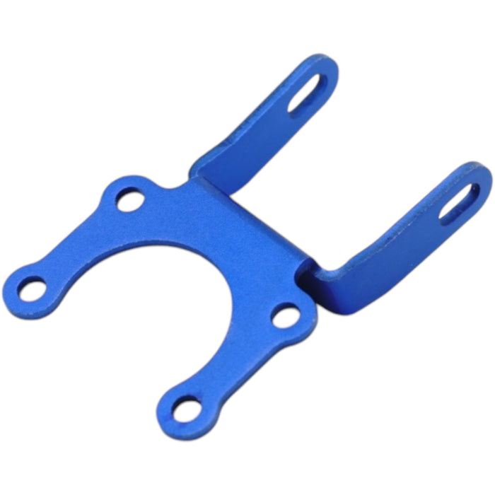 Blauer Aluminium Scheinwerferhalter CNC-gefräst für E-Ride & Lightbee
