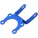 Blauer Aluminium Scheinwerferhalter CNC-gefräst für E-Ride & Lightbee
