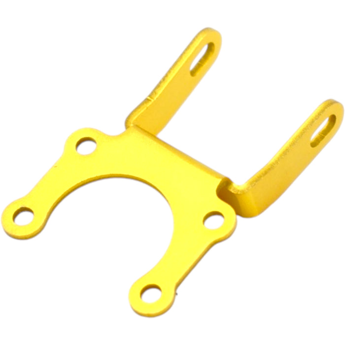 Gold eloxierter CNC-Halter für Frontscheinwerfer – Surron & E-Ride kompatibel
