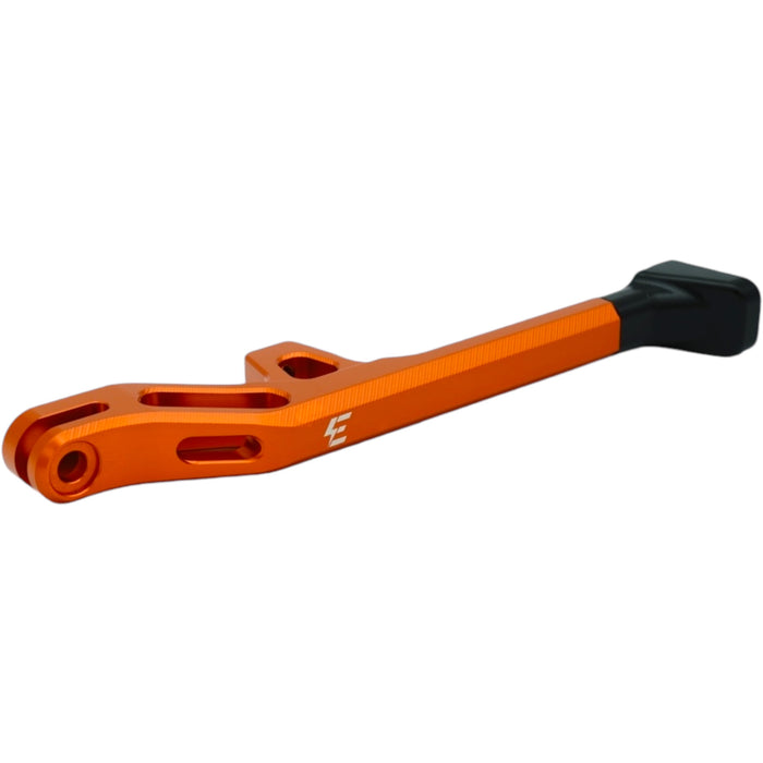 Orange eloxierter, verstellbarer Seitenständer für E-Ride Pro & Surron
