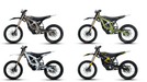 Surron Light Bee 2 in Glacier White, Midnight Black, Spruce Green und Desert Brown