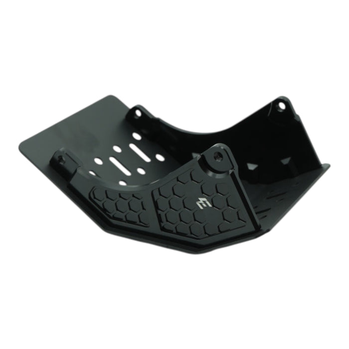 Stabiler Bashguard in Schwarz – Ansicht von vorne

